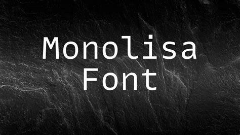 Choose a language. . Monolisa font vk